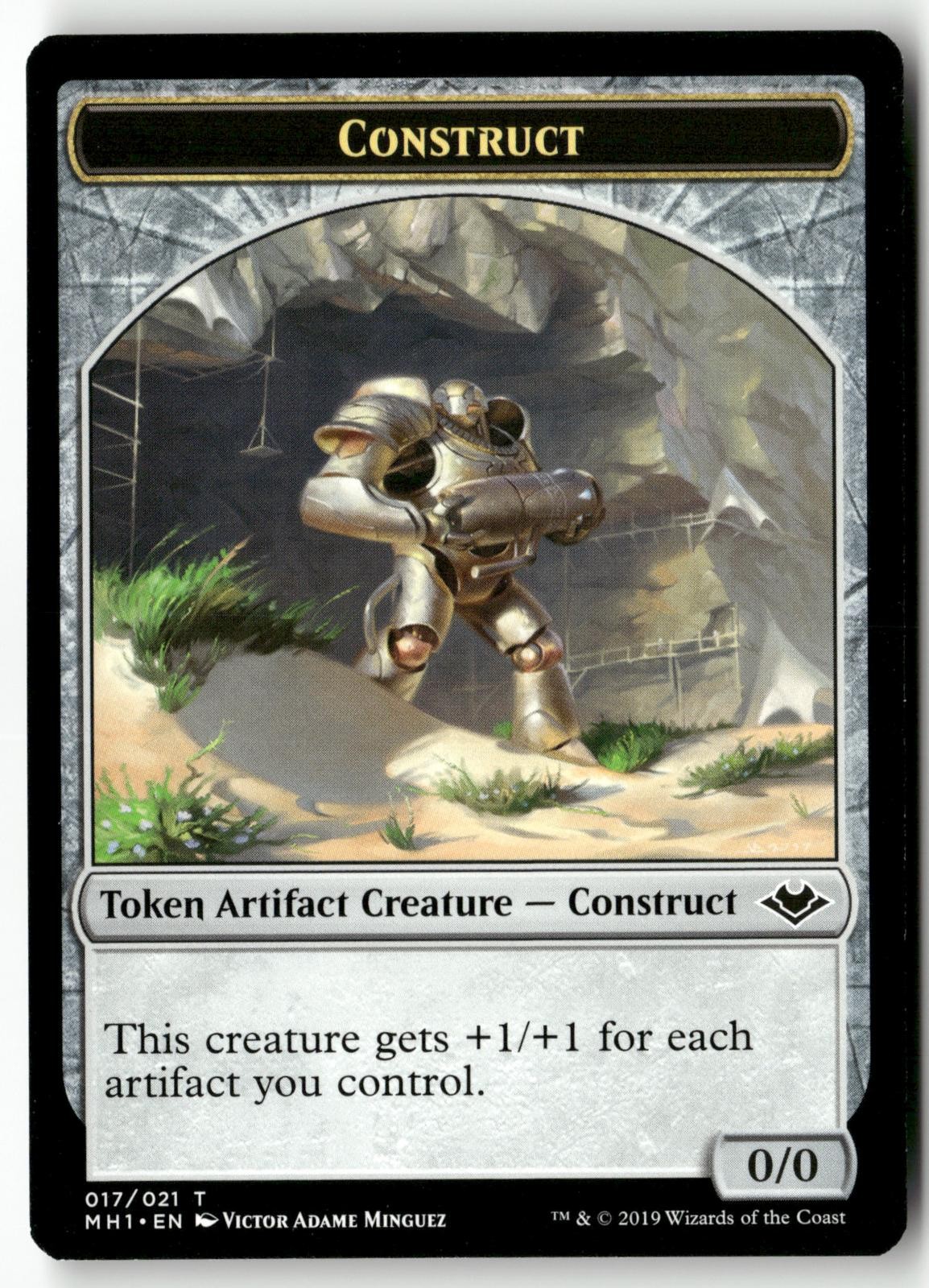 Construct Token 17 Magic: The Gathering Modern Horizons 2019