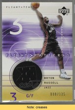 2001-02 Upper Deck Flight Team Patterns Gold 8/125 Bryon Russell #BR READ 2d0