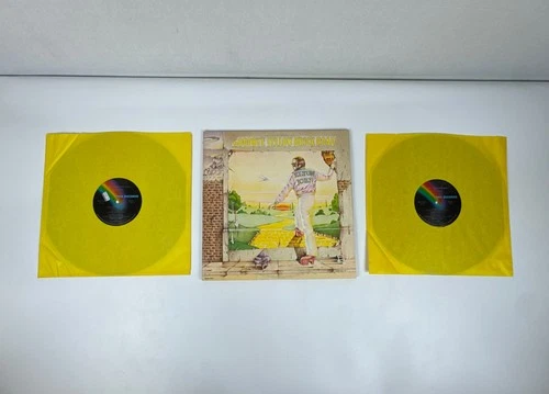 ELTON JOHN Goodbye Yellow Brick Road 2LPs ORIG 1973 MCA2-10003 Vinyl Good