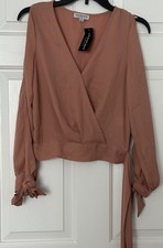 NWT! FASHION NOVA CAN I CALL YOU TOP - DEEP BLUSH- SZ MEDIUM