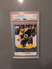 2017 UD Series 1 Charlie Mcavoy Young Guns RC Rookie #242 PSA 9 Boston Bruins