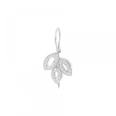 Authentisches Harry Winston Lily Cluster Pierce (einzelner Ohrring) #230-000-...