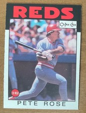 1986 PETE ROSE O-PEE-CHEE CARD #1 CINCINNATI REDS
