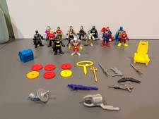 Fisher-Price Imaginext DC Super Friends Action Figure Lot  Accessories - USED