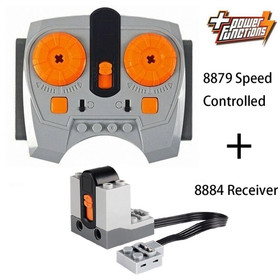 Power Functions 4Pcs Battery Box Train Motor IR Receiver Controlled For Lego Set