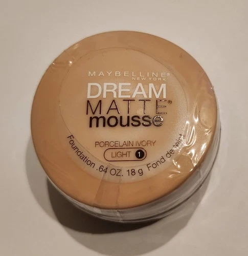 Maybelline Dream Matte Mousse PORCELAIN IVORY, NEW, SEALED, FAST FREE SHIPPING.  - product listing photo