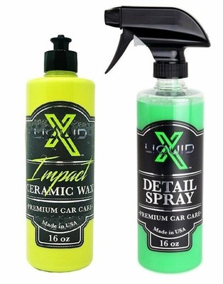 Liquid X Ceramic Coating Wax & Detail Spray Combo Kit
