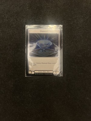 Flesh and Blood - Diamond Token Cold Foil Promo Alpha Investments Ruu'di Gem