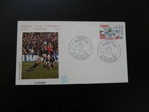 FDC France 1982 rugby
