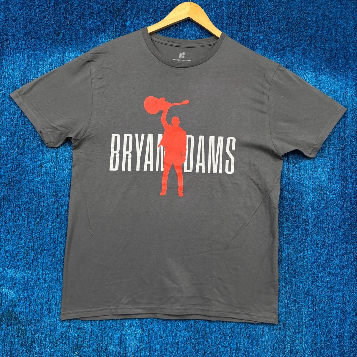 Bryan Adams Self Titled Graphic T-Shirt Size Large | eBay