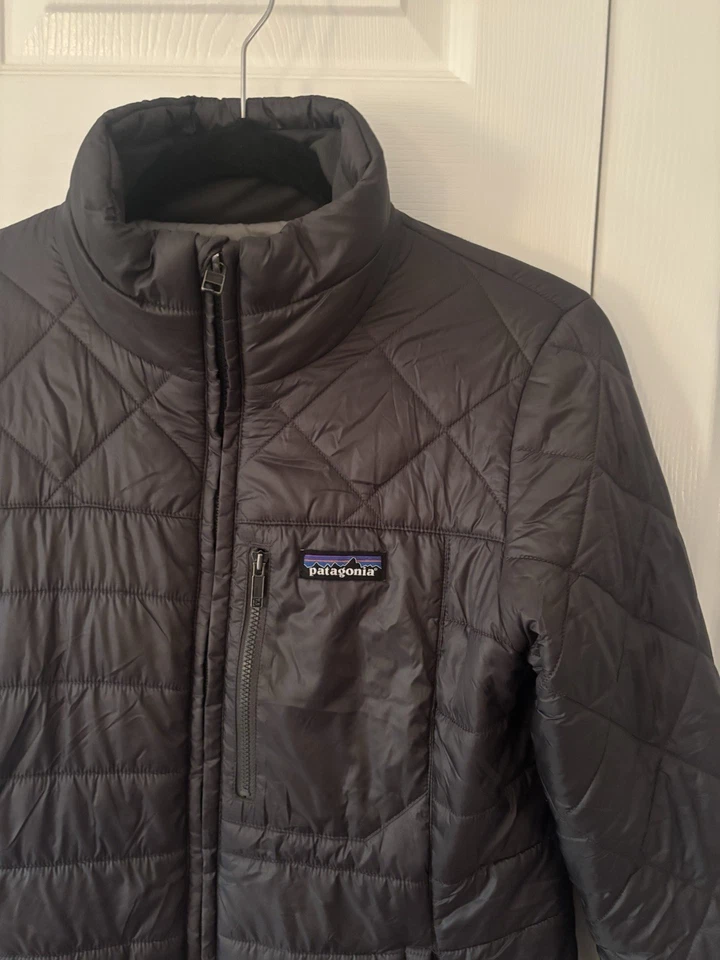 Chaqueta Parka Larga Ligera Gris Patagonia Para Mujer Talla S Foto 4 de 4