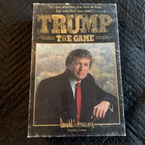 Trump The Game 1989 Board Game Milton Bradley  New SEALED Vintage