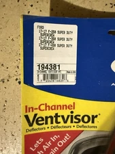 VentVisor  For Ford F-250 Trucks  (In channel VentVisor))