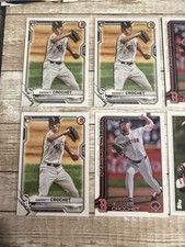 (15) Garrett Crochet Lot #3 Chicago White Sox Boston Red Sox W/ (3) Rookies