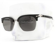 Persol Tailoring Edition Sunglasses Black on Gunmetal Glass 3199S 95/B1 w/case