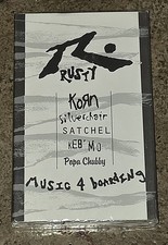 Rare NEW Sealed RUSTY SURFBOARDS Sampler CASSETTE Korn KEB' MO' Silverchair