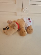 HASBRO POUND PUPPIES NEWBORN DOG PLUSH WITH EMBROIDERED DIAPER