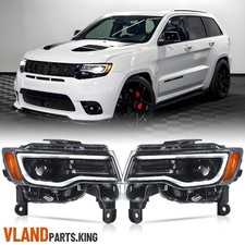 Vland Headlights Black For Jeep Grand Cherokee 2014-2021 2022 Full Led Headlamps Vland Headlights Black For Jeep Grand Cherokee 2014-2021 2022 Full Led Headlamps
