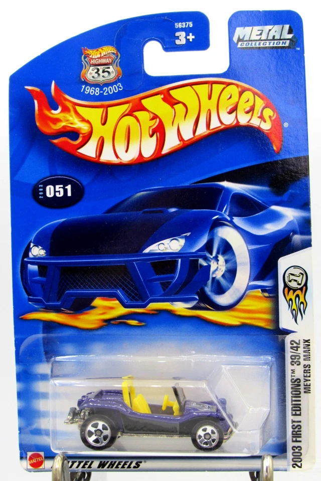 HOT WHEELS 2003 FIRST EDITIONS SERIES MEYERS MANX - Image 2 of 3