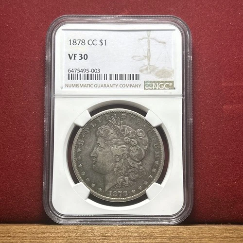 1878 CC NGC VF30 Morgan Silver Dollar $1 - Carson City - Super Original