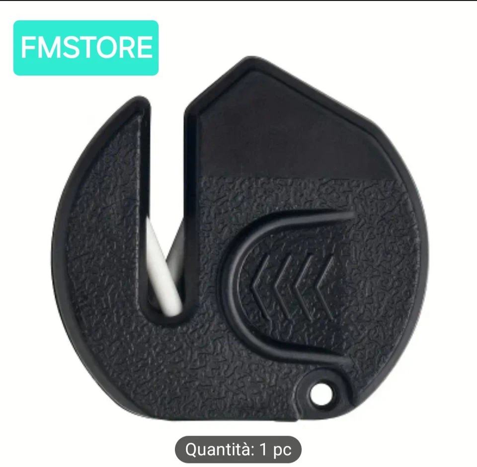 Kit affila coltelli portatile in carburo di tungsteno e ceramica per varie lame Foto 2 de 4