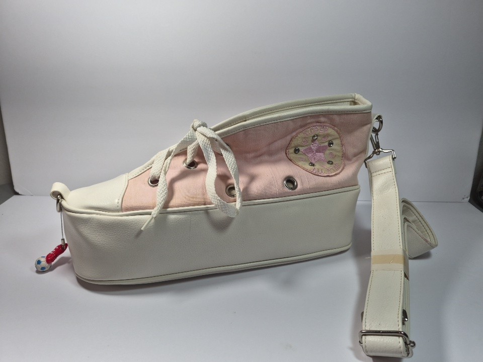 Pink Converse Style Shoe Sneaker Purse Unused