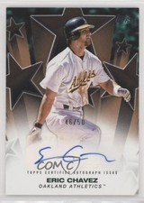 2025 Topps Series 2 Baseball Stars Gold 46/50 Eric Chavez #BSA2-EC Auto d4f