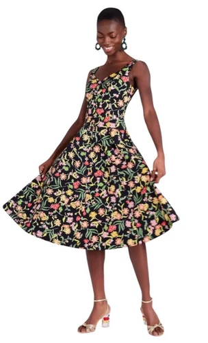 Kate Spade NEW YORK 6 Vestito Tetto Giardino Floreale Grazia $368