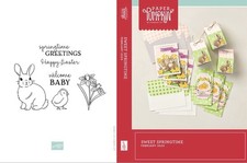 NEW Stampin Up Paper Pumpkin Card Kit Sweet Springtime Stamps Ink February 2024