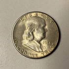 1951 S Franklin Half Dollar Brilliant Uncirculated BU Coin Mint VG Silver Coin
