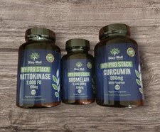 Spike Protein Supplement  Nattokinase 2000 FU 100Mg, Bromelain 500Mg, Curcumin
