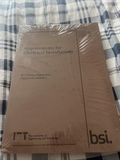 Requirements for Electric al Installations 2022 Paperback, 18th Edition