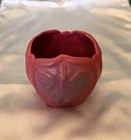 Vintage Van Briggle Pottery Mulberry Butterfly Moth Vase Pot Planter 3" Colorado