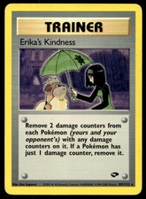ERIKA'S KINDNESS 103/132 RARE GYM CHALLENGE POKEMON UNLIMITED MP