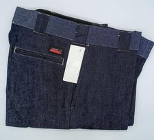 Dickies Men's Original 874 Navy Denim Work Pants Jeans, 34W x 32L