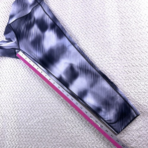 Athleta Legging Sz M Yoga Capri Pants Cross Training Silver Running Black - Picture 7 of 10
