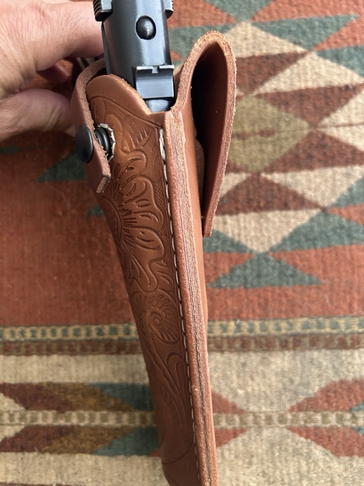 Ruger Mark I II III IV Thumb Break Leather Holster Fits Mk