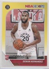 2019-20 Panini NBA Hoops Yellow Dewan Hernandez #254 0k4