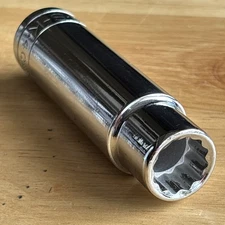 SK Tools 1/2" Deep Socket 1/2" Drive 12 Point S-K 40816 USA