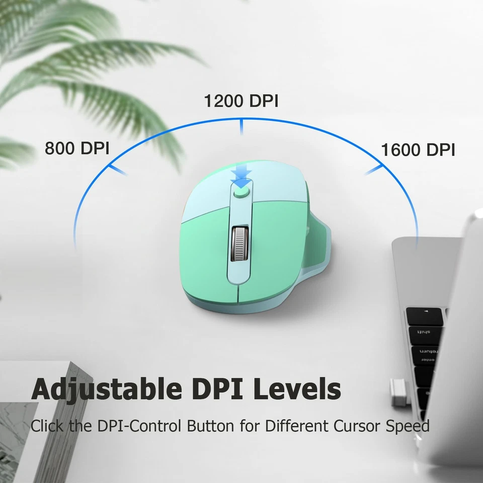 Wireless Ergonomic Mouse, Bluetooth Mouse Wireless, Quiet clicks, 5 Buttons, ... - Image 3 of 4