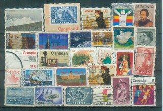 Lot Briefmarken aus Kanada gestempelt
