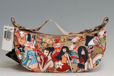 【希少】tokidoki for LeSportsac コラボ ショルダー　茶 Tokidoki For Lesportsac Tan Playground Bella Hobo Shoulder Bag