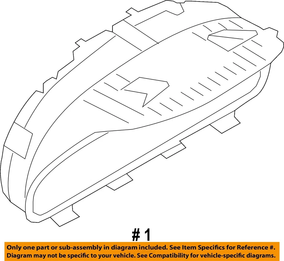 Speedometer Cluster 155,382 Miles 4.4L RWD OEM 2009 2010 BMW 750LI - Image 4 of 4