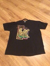 Vintage Cheetah Cat Neon Graphic T-Shirt Single Stitch The Nature Of Things XXL