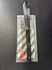 Off White Industrial Keychain  Lanyard Black. SAME DAY SHIPPING ✅