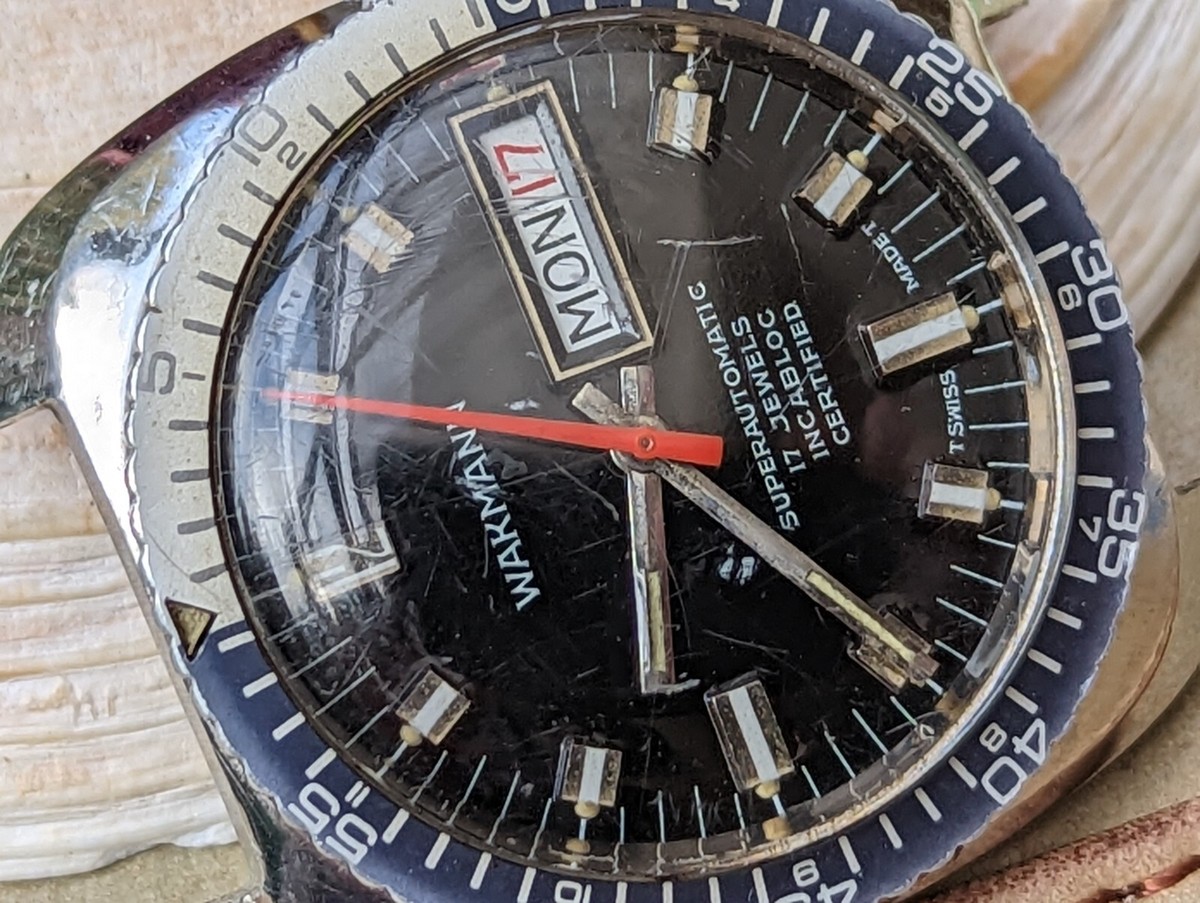 ＊WAKMANN SUPER AUTOMATIC Vintage 70's 70s WAKMANN Automatic Day/Date Gents Vintage Watch – empressissi