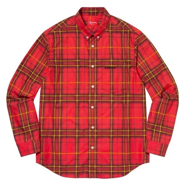 Chemise homme Supreme New York SS21 spray tartan taille L
