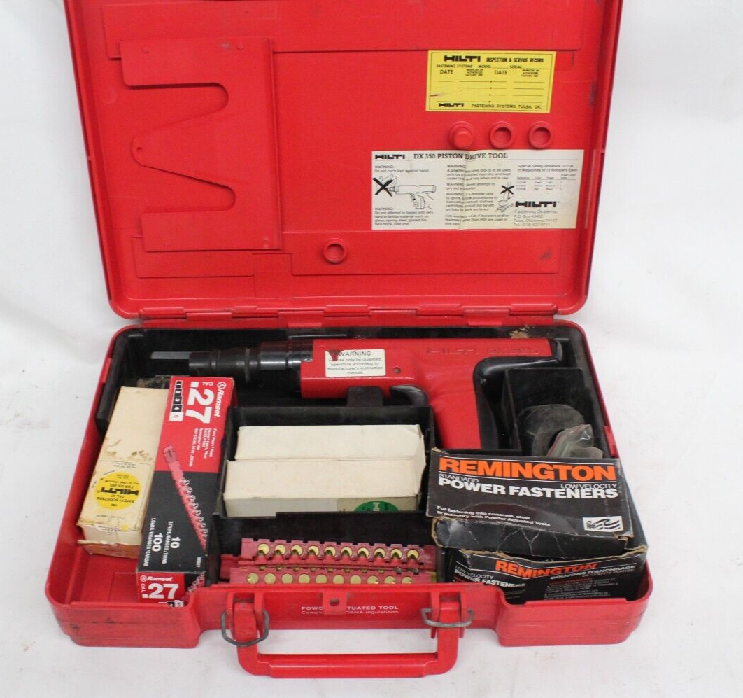 Hilti DX 350 Powder Actuated Nail Gun tools DX350 for sale online eBay