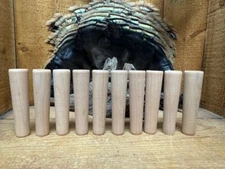 10-  Cherry Turkey Call Striker Tops  Drilled 5/16"