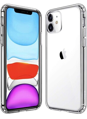 NIP - IPhone 11 Clear Protective Case W/Soft TPU Bumper - Crystal Clear